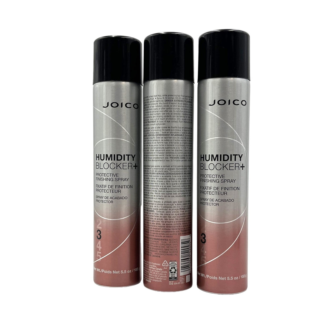 Joico Humidity Blocker+ Protective Finishing Spray 5.1 oz-3 Pack