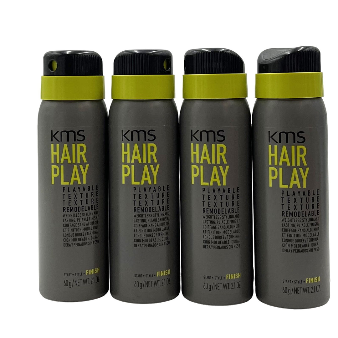 kms HairPlay Playable Texture Spray 2.1 oz-4 Pack