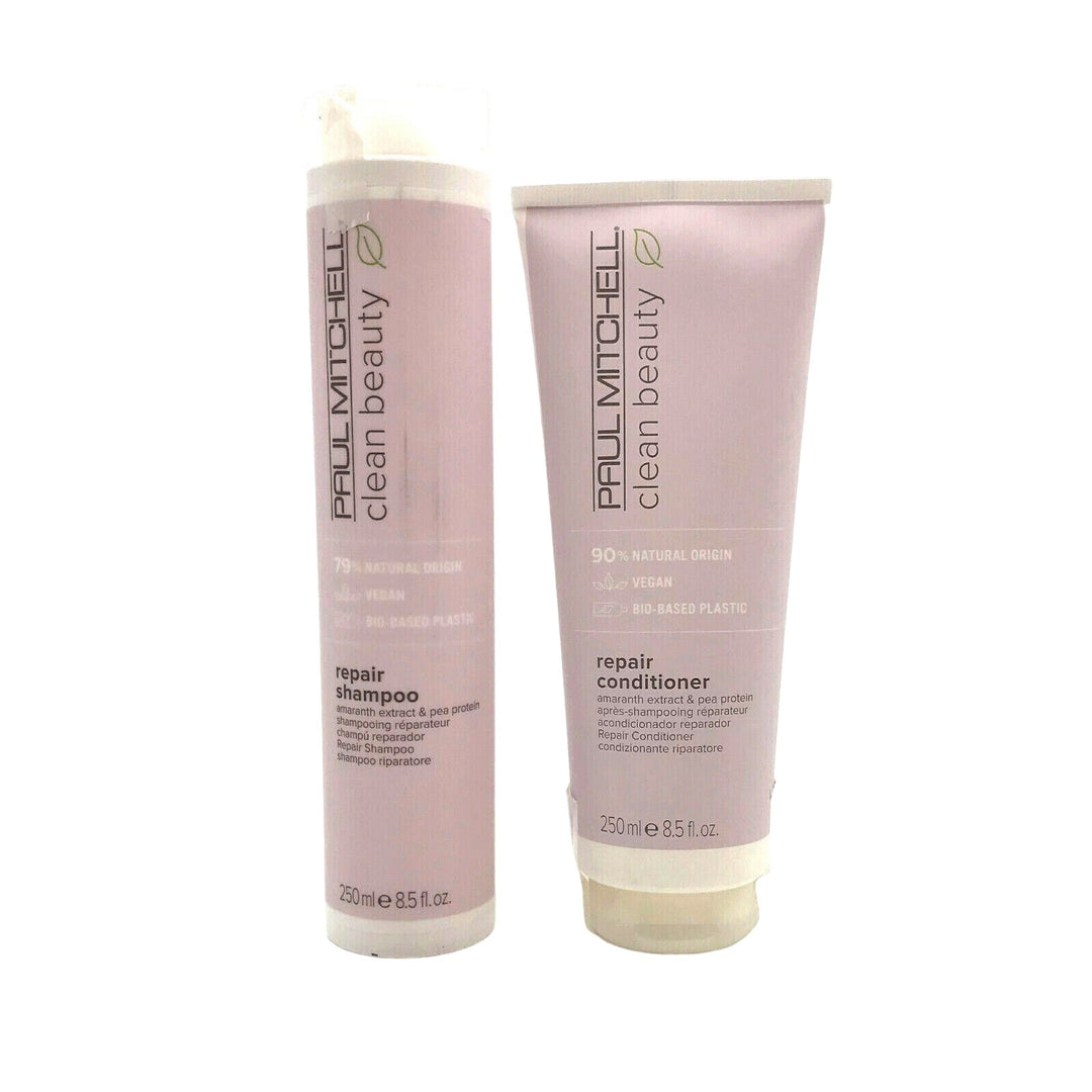 Paul Mitchell Clean Beauty Vegan Repair Shampoo and Conditioner 8.5 oz Duo