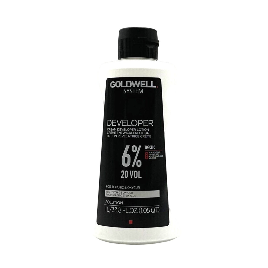 Goldwell Topchic Cream Developer Lotion 6% 20 Volume 33.8 oz