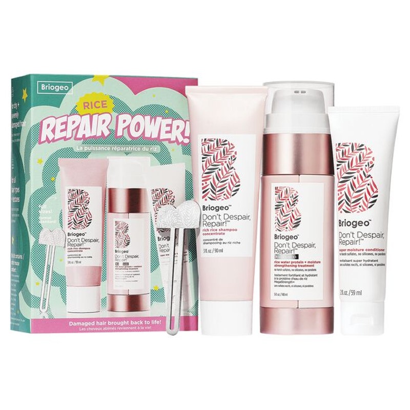 Briogeo  Don't Despair, Repair! Rice Repair Power! Kit Holiday Gift