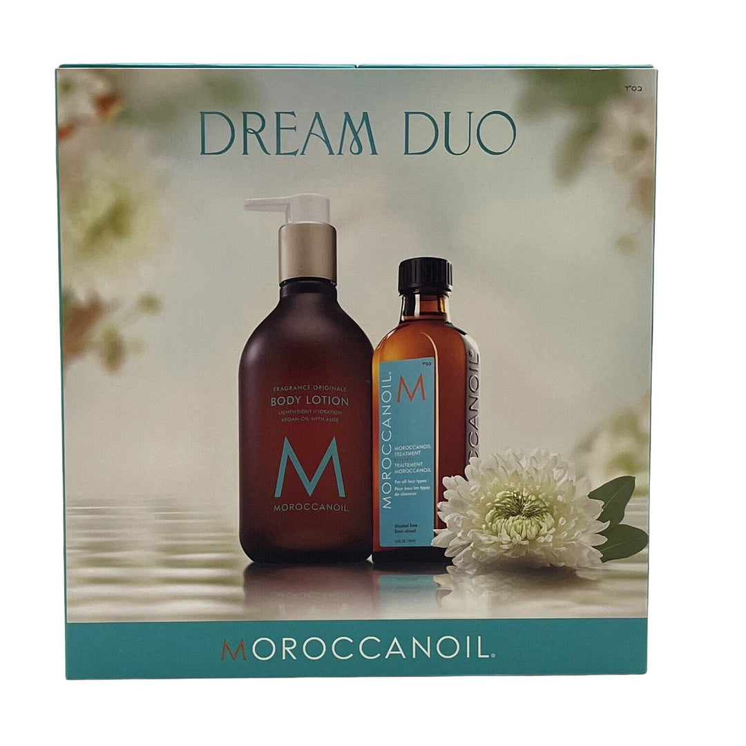 Moroccanoil Dream Duo Body Lotion 12.2 oz & Original Oil Treatment 3.4 oz