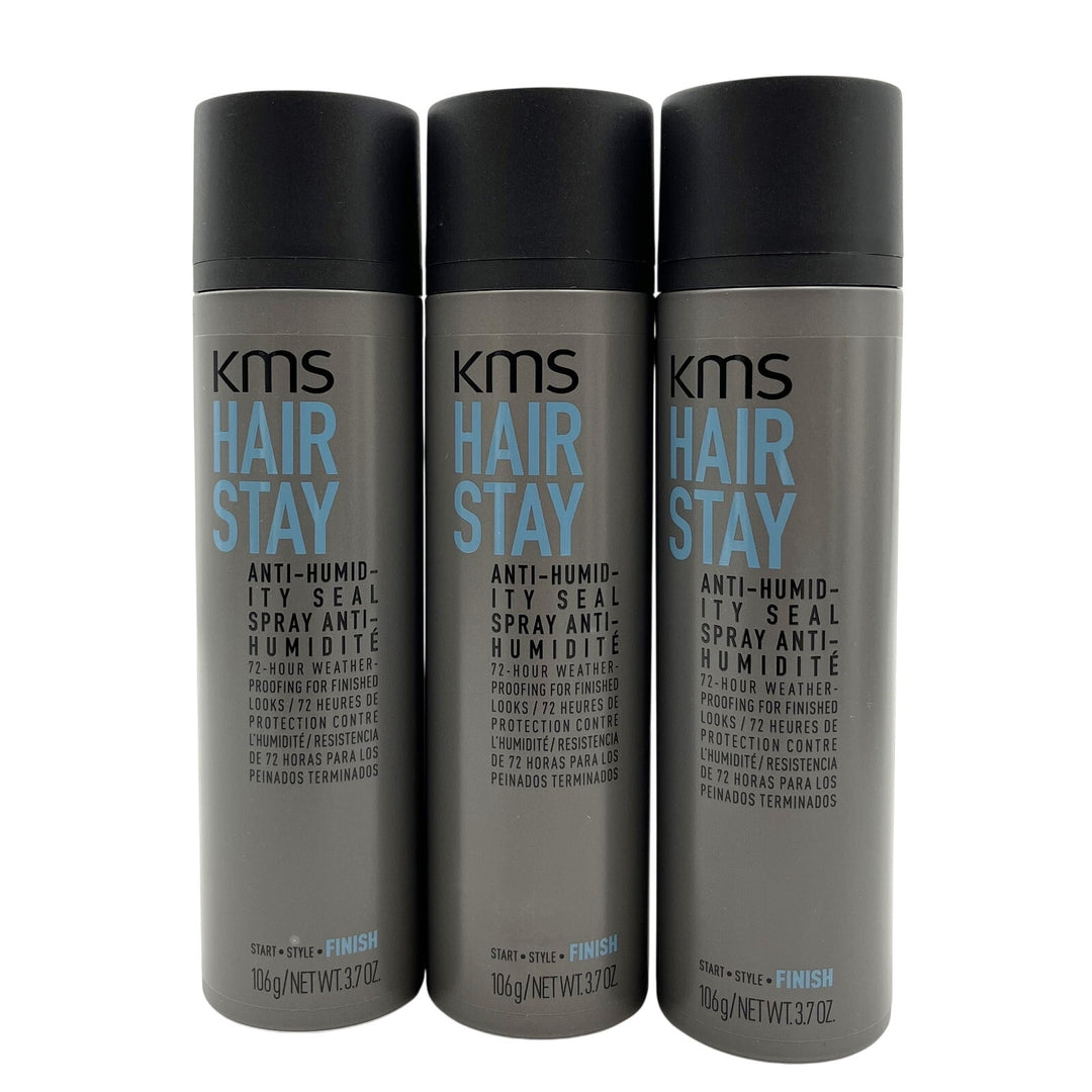 kms Hairstay Anti-Humidity Seal Spray 3.7 oz-3 Pack