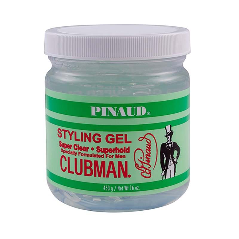 Clubman Pinaud Super Clear Superhold Styling Gel 16 oz