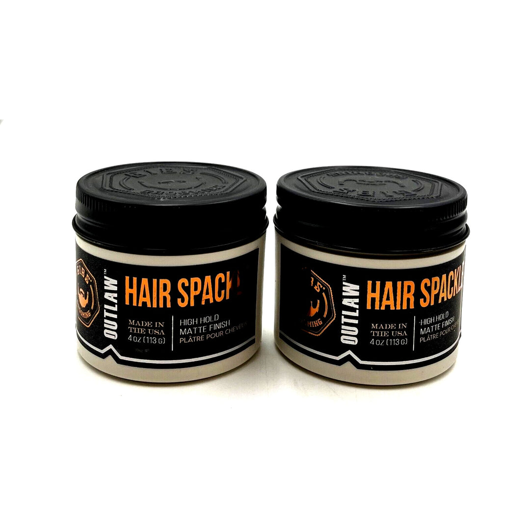 GIBS Grooming Outlaw Hair Spackle High Hold Matte Finish 4 oz-2 Pack