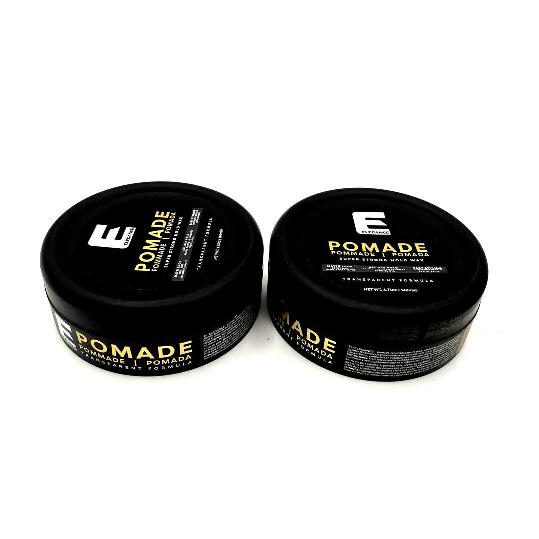 Elegance Pomade Super Strong Hold Wax 4.73 oz-2 Pack