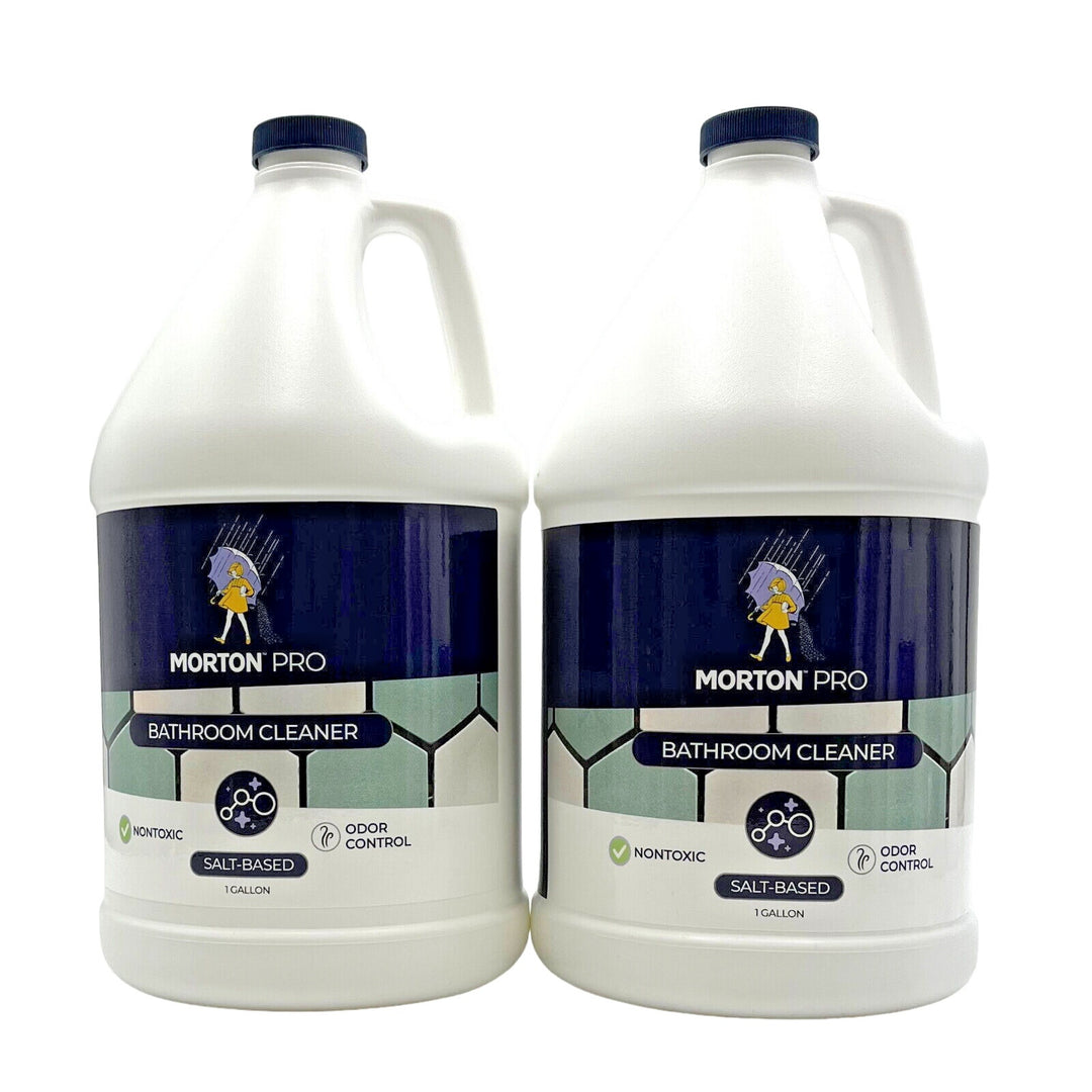 Morton Pro Salt-Based Bathroom Cleaner 1 Gallon-2 Pack