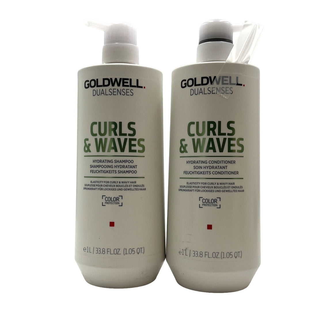 Goldwell Dualsenses Curls & Waves Hydrating Shampoo & Conditioner 33.8 fl.oz