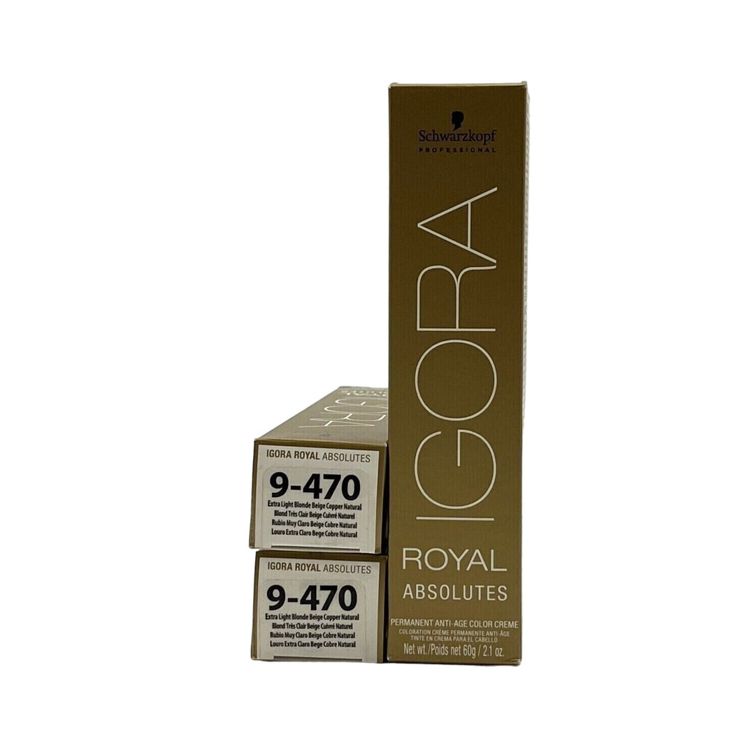 Schwarzkopf Permanent Color Extra Light Blonde Beige Copper Natural 2.1-2 Pack