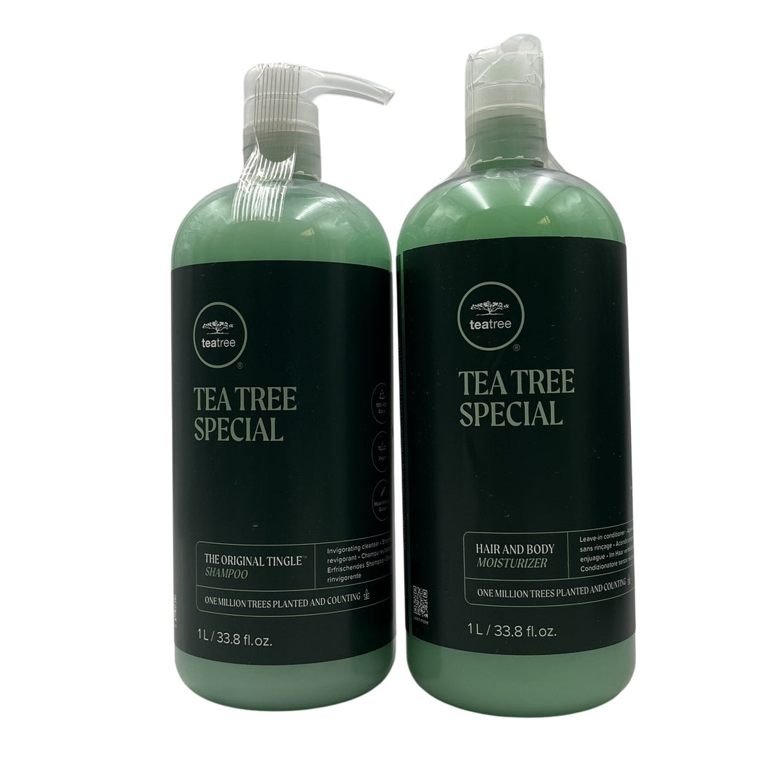 Paul Mitchell Tea Tree Special Shampoo & Hair Body Moisturizer 33.8 fl.oz Duo