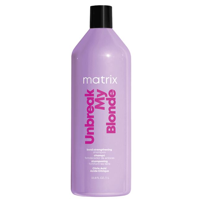 Matrix Total Result Unbreak My Blonde Citric Acid Strengthening Shampoo 33.8 oz