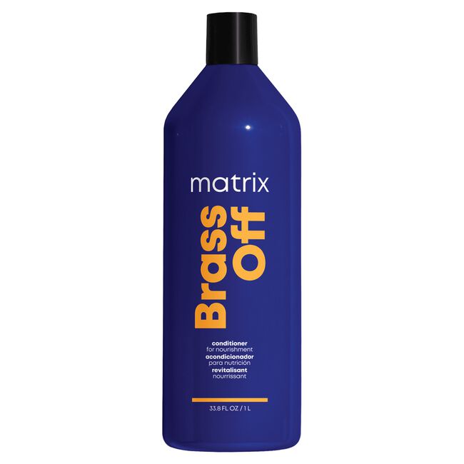 Matrix Total Results Brass Off Shampoo &amp; Conditioner Liter 33.8 Duo