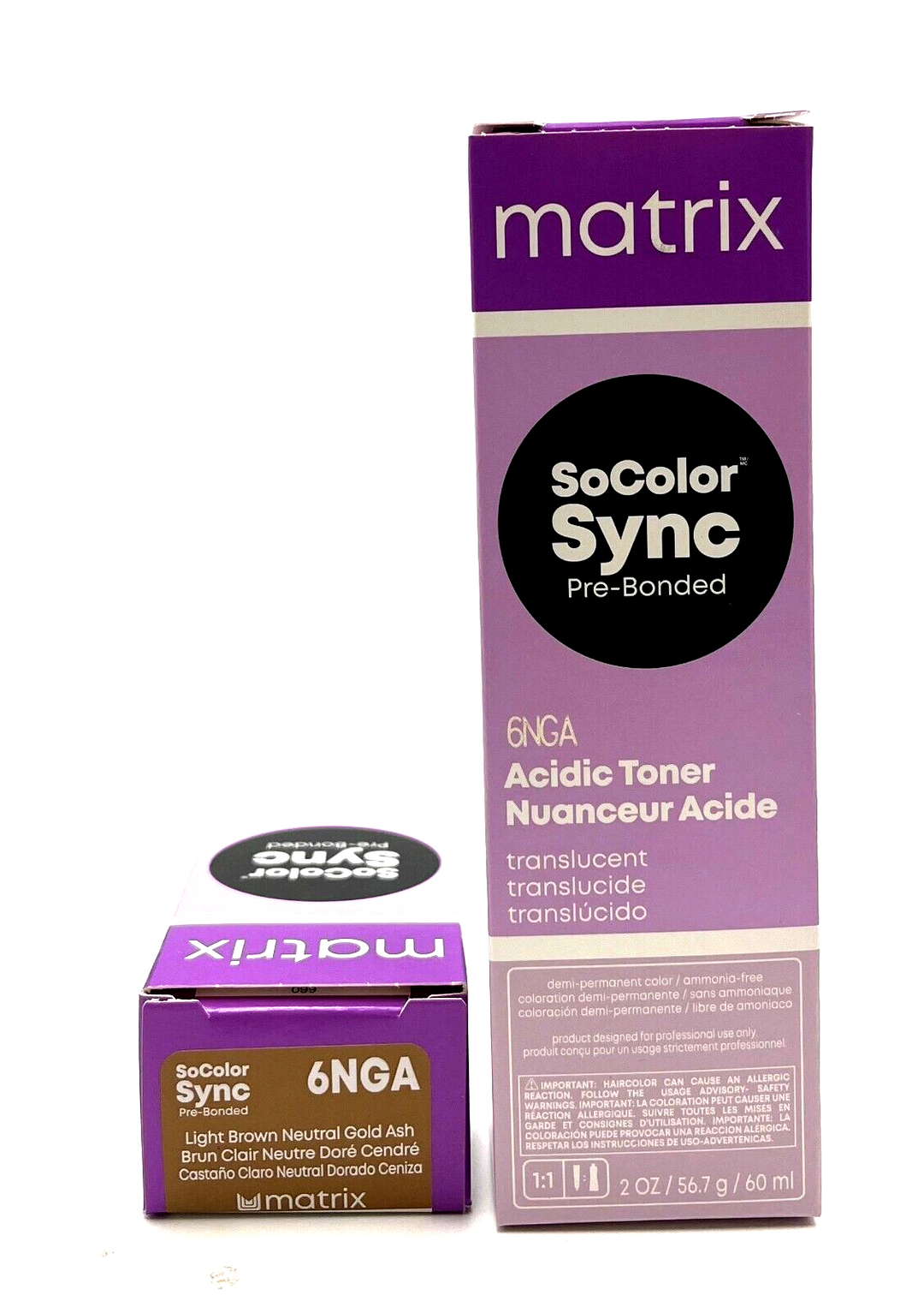 Matrix SoColor Sync Pre-Bonded 6NGA Toner 2 oz