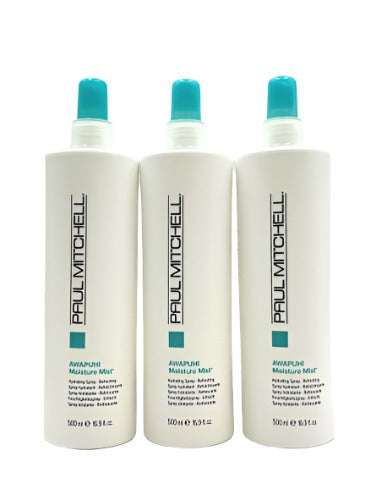 Paul Mitchell Awapuhi Moisture Mist Hydrating Spray 16.9 oz-Pack of 3