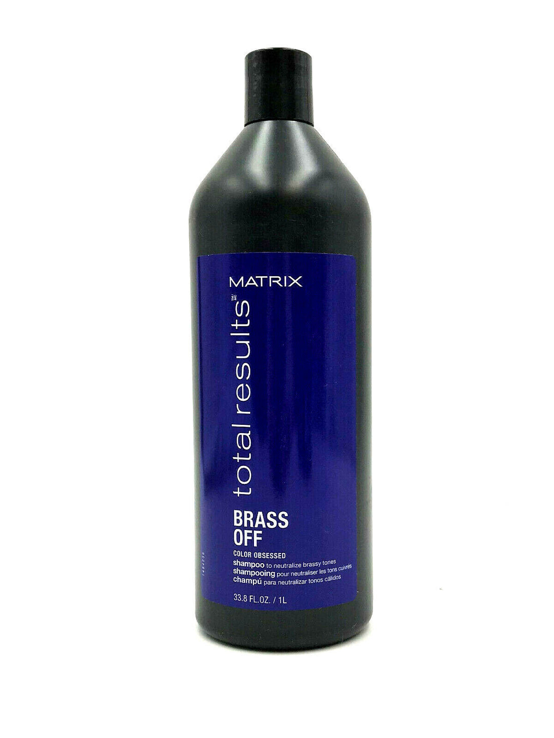 Matrix Brass Off Color Obsessed Shampoo To Neutralize Brassy Tones 33.8 oz