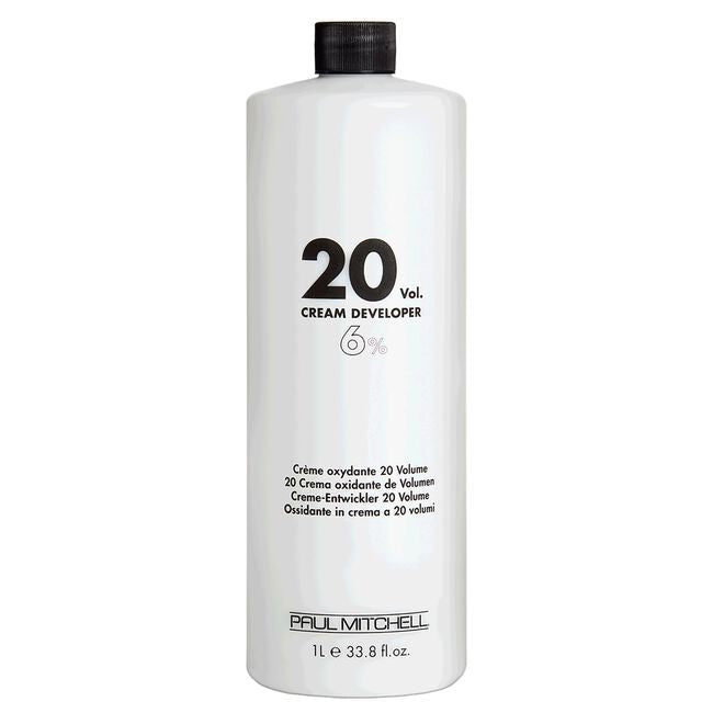 Paul Mitchell 20 Volume Cream Developer 6% 33.8 oz-2 Pack