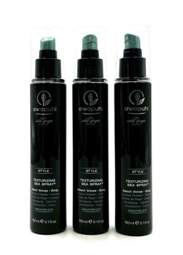 Paul Mitchell Awapuhi Wild Ginger Style Texturizing Sea Spray 5.1 oz-3 Pack