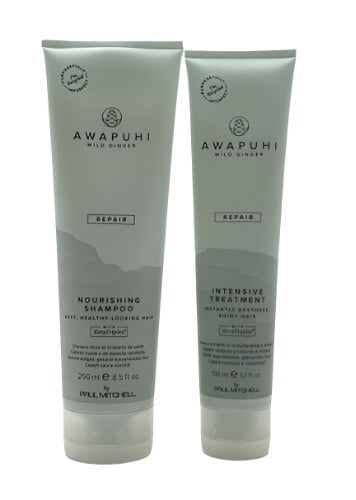 Paul Mitchell Awapuhi Nourishing Shampoo 8.5 oz & Intensive Treatment 5.1 oz Duo