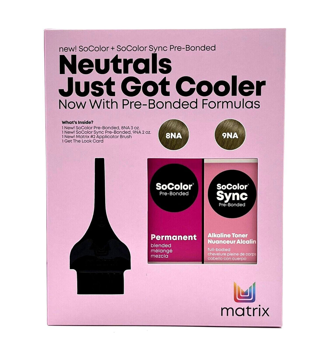 Matrix SoColor+SoColor Sync Pre-Bonded Neutrals Just Got Cooler 8NA 9NA