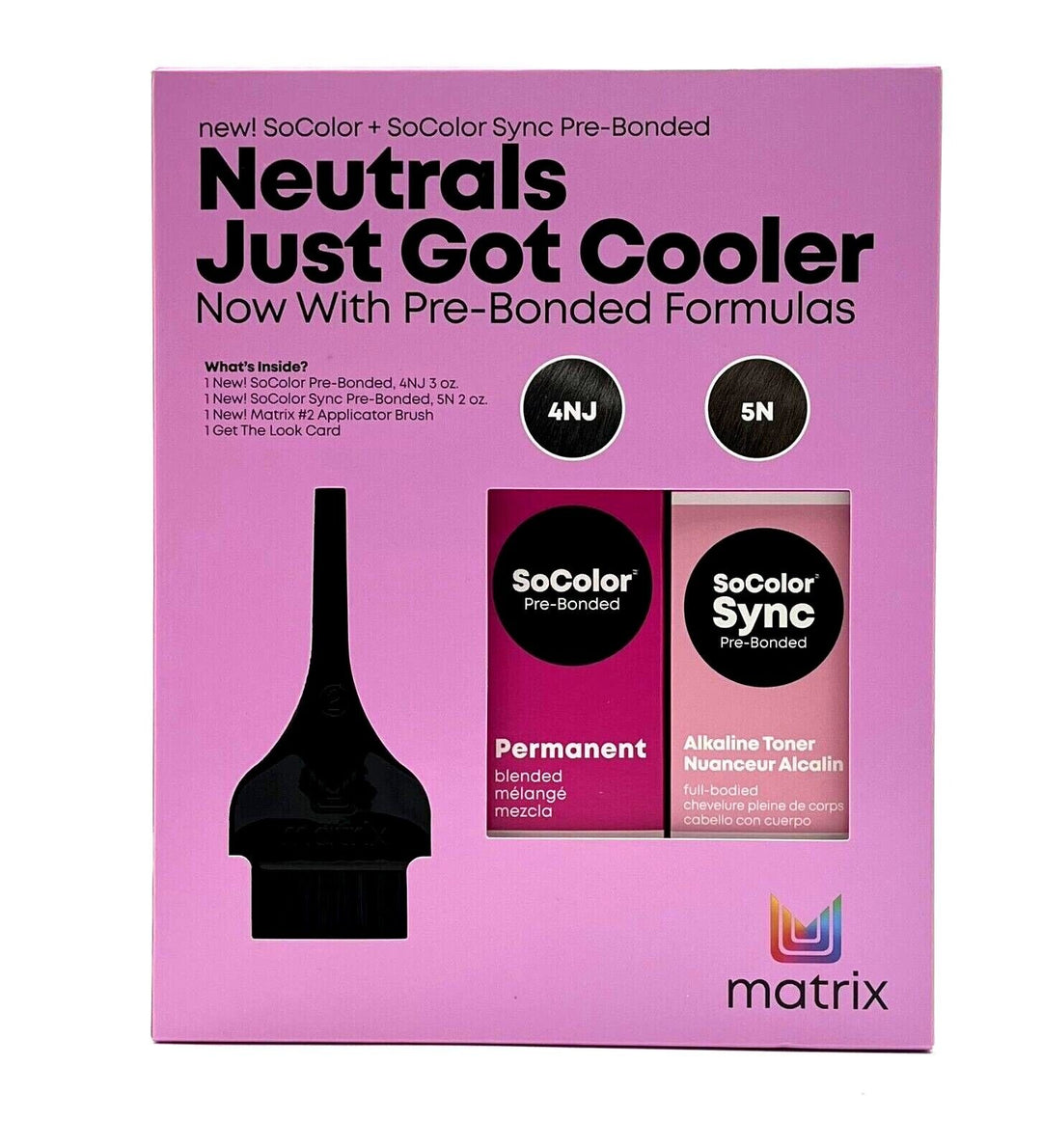 Matrix SoColor+SoColor Sync Pre-Bonded Neutrals Just Got Cooler 4NJ 5N