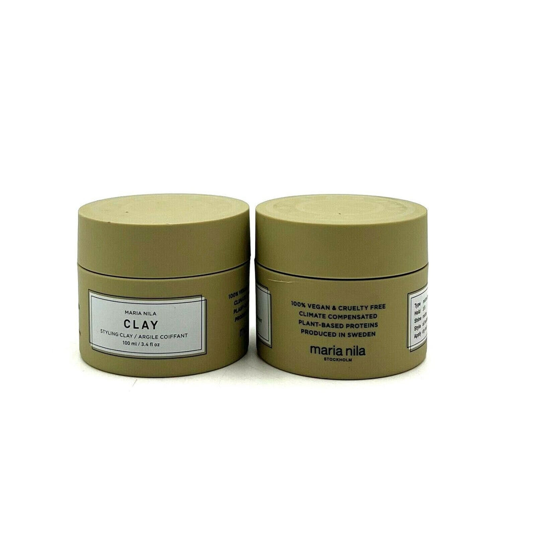 Maria Nila Styling Clay 3.4 oz 100% Vegan-2 Pack