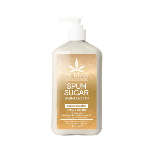 Hempz Spun Sugar &amp; Vanilla Bean Lotion 17 oz-2 Pack