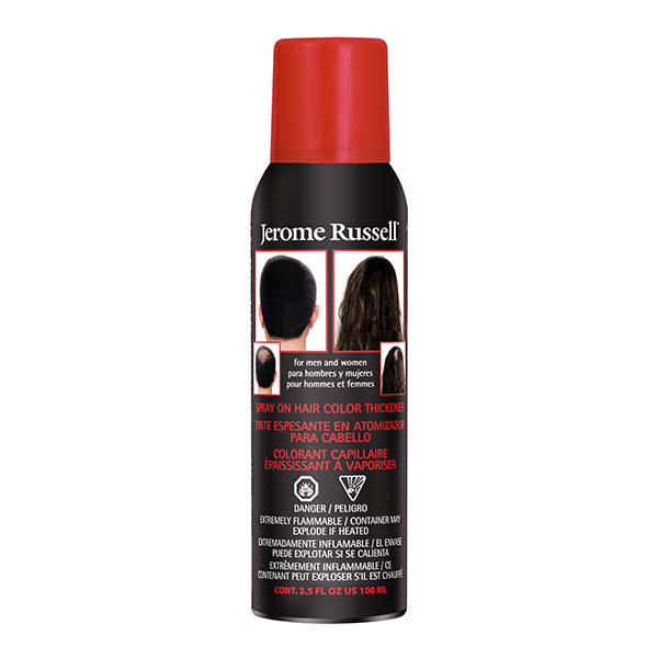 Jerome Russell Spray On Hair Color Thickener, 3.5 oz-Choose Yours