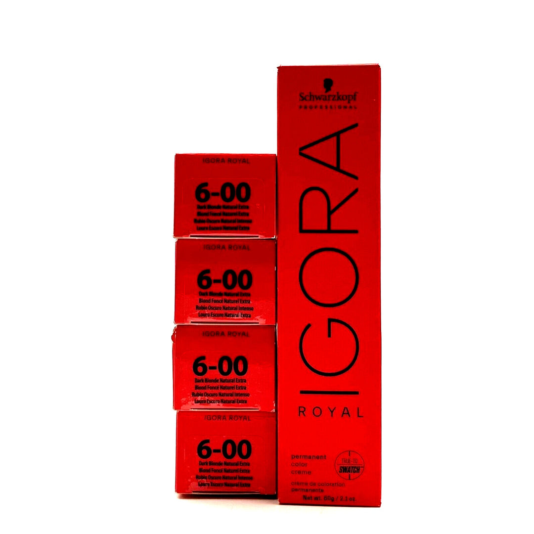 Schwarzkopf Igora Royal Permanent Color Dark Blonde Natural Extra 2.1 oz-4 Pack