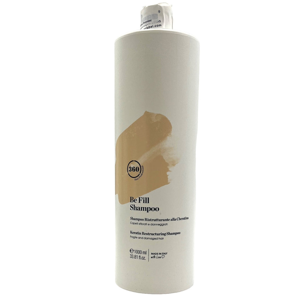 360 Be Fill Keratin Restructuring Shampoo 33.8 fl.oz Fragile Hair