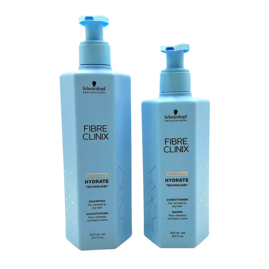 Schwarzkopf Fibre Clinix Tribond Hydrate Shampoo 10.1 oz & Conditioner 8.5 oz