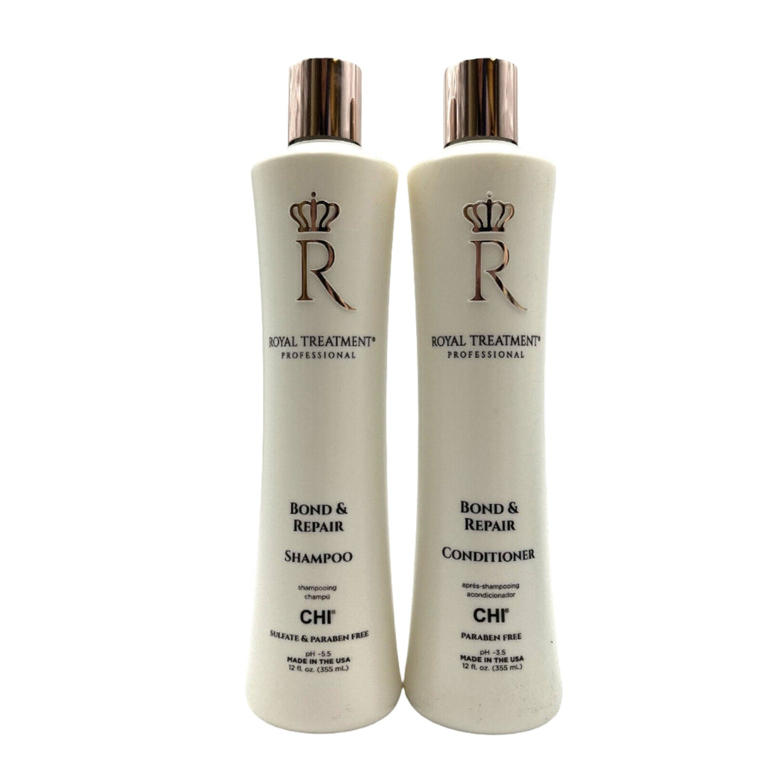 CHI Royal Treatment Bond & Repair Shampoo & Conditioner 12 oz Duo