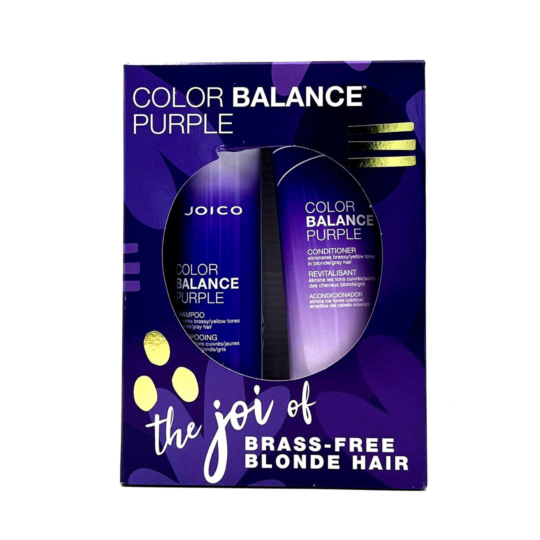 Joico Color Balance Purple Holiday Gift Set (Shampoo 10.1 oz/Conditioner 8.5 oz)