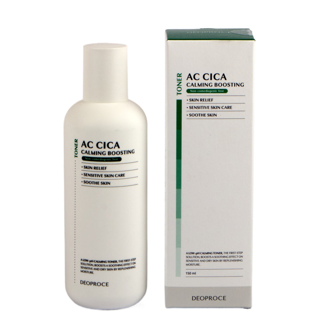 Deoproce Ac CICA Calming Boosting Toner 150ml Moisturizing Skin Soothing-3 Pack