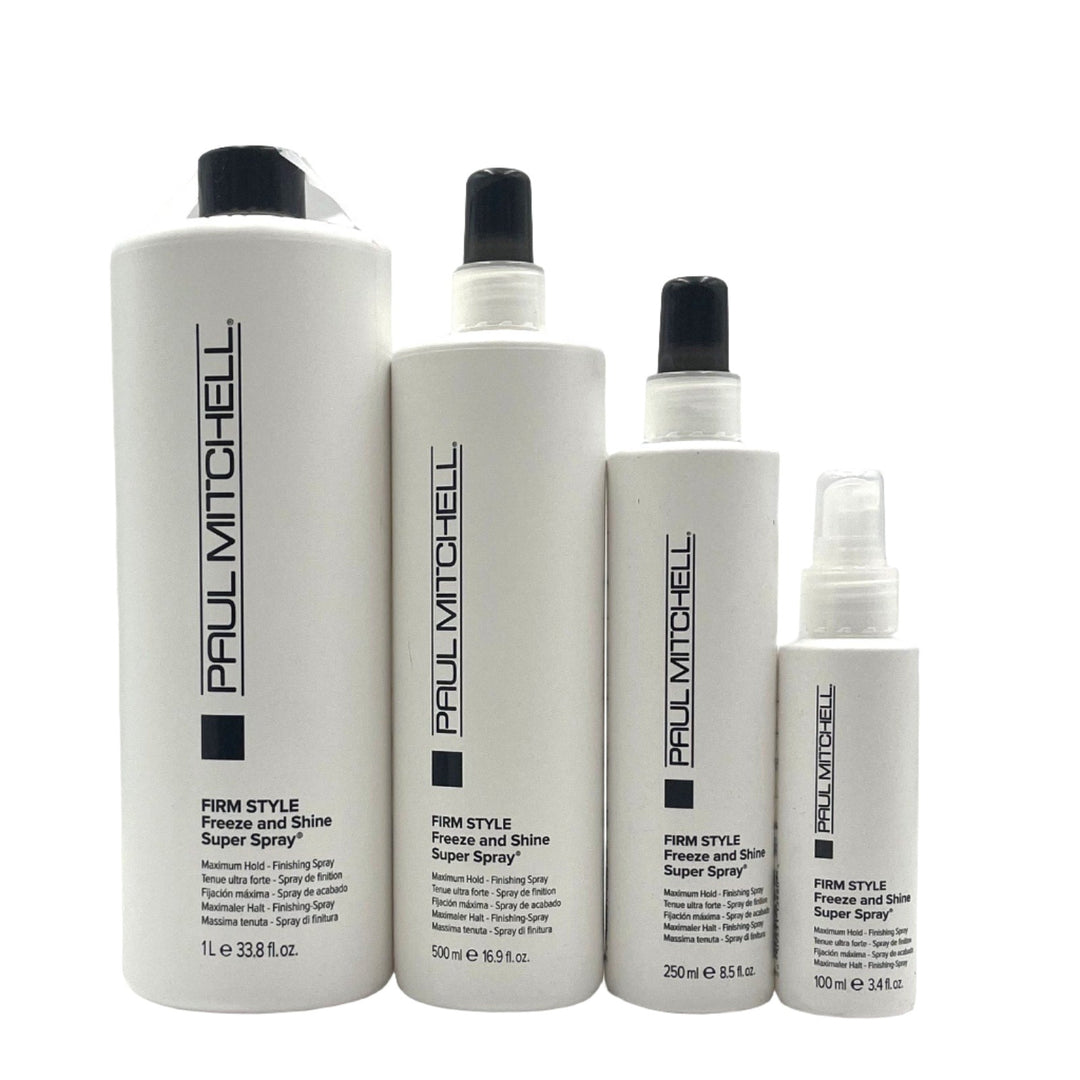 Paul Mitchell Freeze & Shine Super Hairspray Maximum Hold All Size