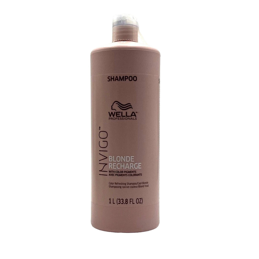 Wella Invigo Blonde Recharge Color Refreshing Shampoo/Cool Blonde 33.8 oz