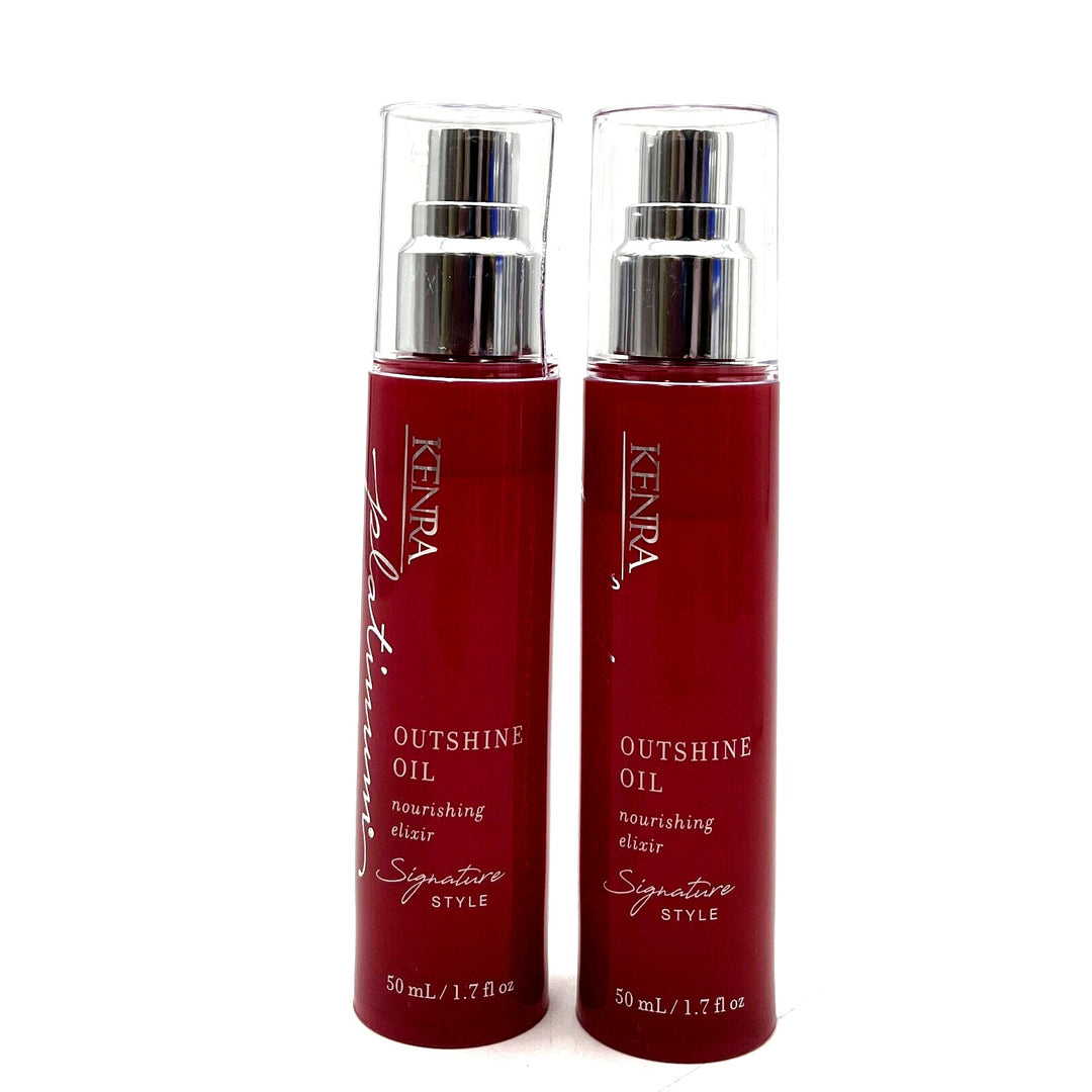 Kenra Platinum Outshine Oil Nourishing Elixir 1.7 oz-2 Pack