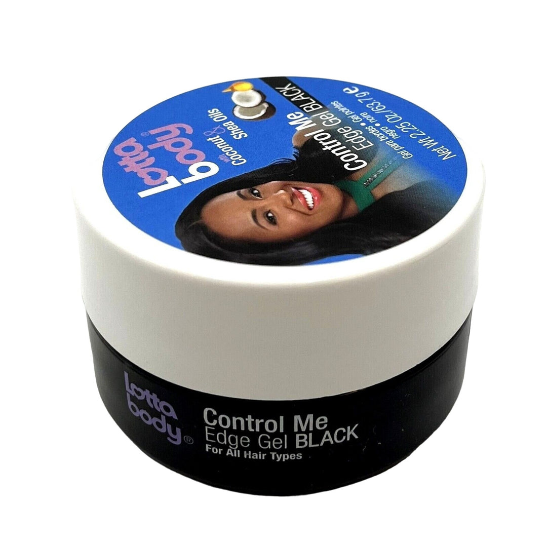 Lottabody Coconut & Shea Oils Control Me Edge Gel Black 2.25 oz