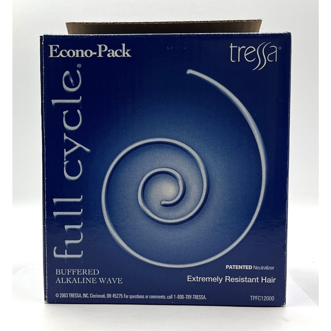 Tressa Full Cycle Buffered Alkaline Wave Extremely Resistant Hair Ecomo-12 Pack