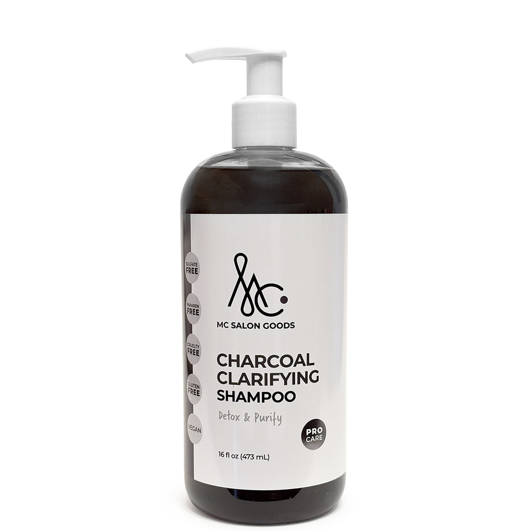 MC Salon Goods Charcoal Clarifying Shampoo, 16 oz