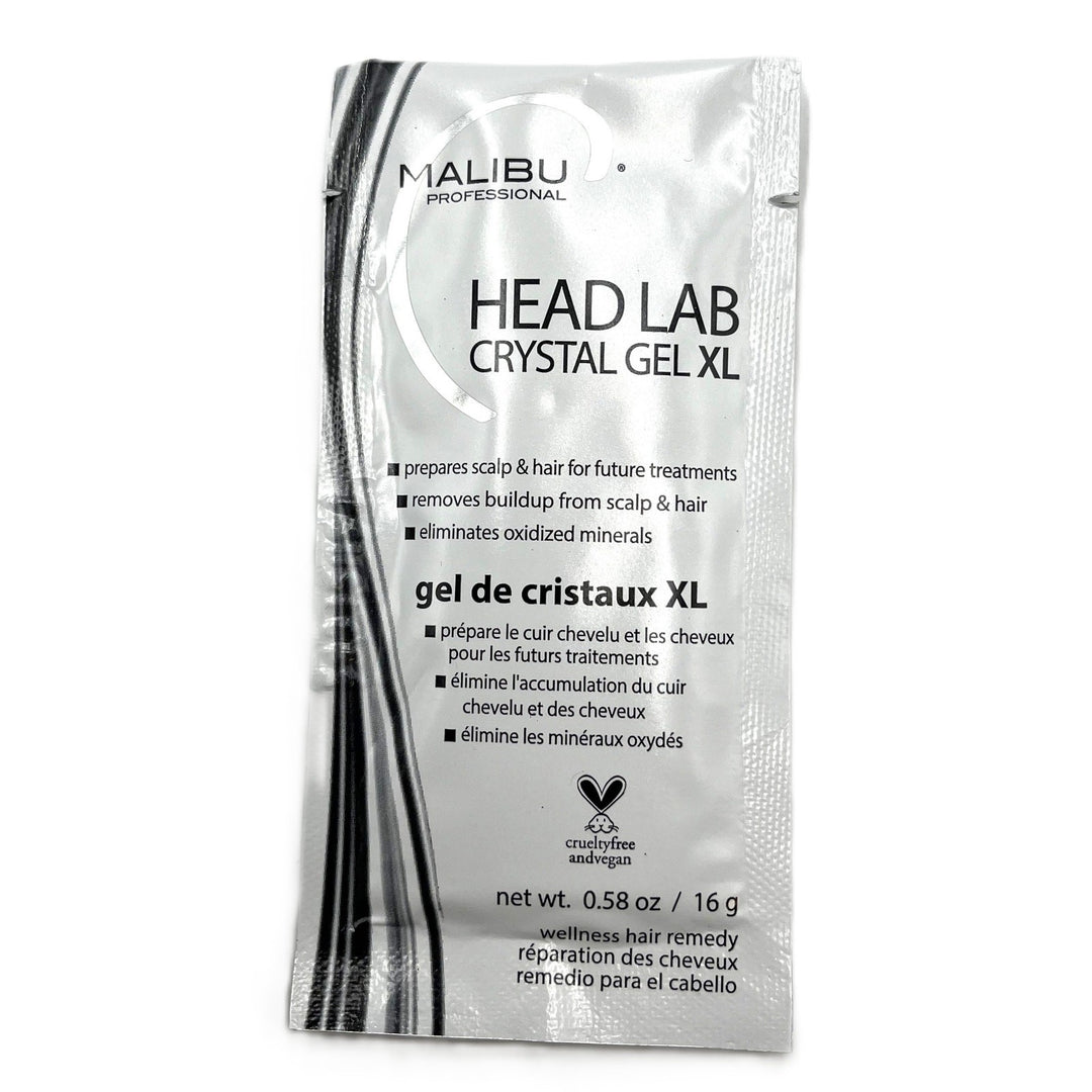 Malibu C Head Lab Crystal Gel XL Wellness Hair Remedy 0.58 oz-3 Pack