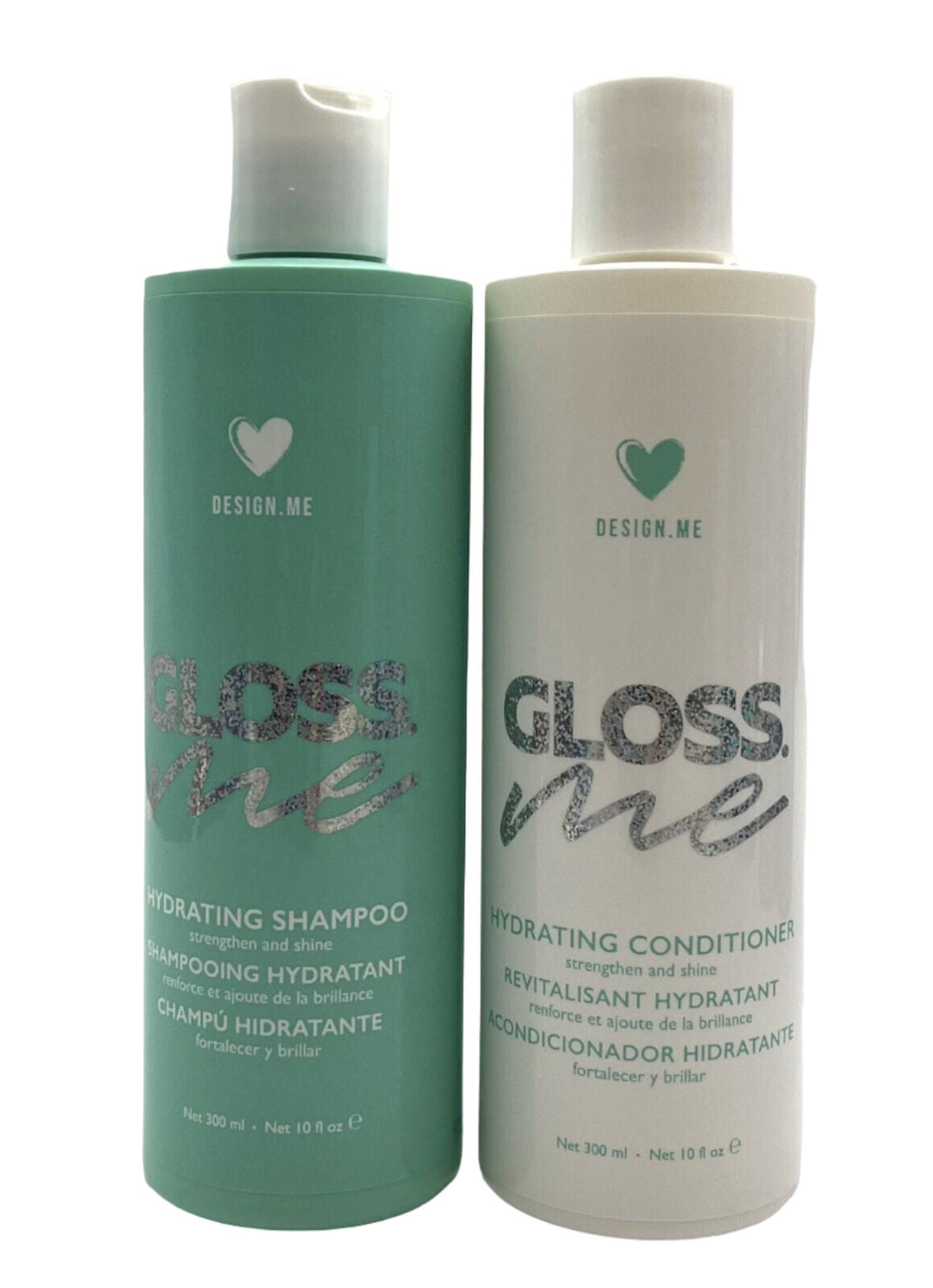 DesignMe Gloss.Me Hydrating Shampoo & Conditioner 10 oz Duo