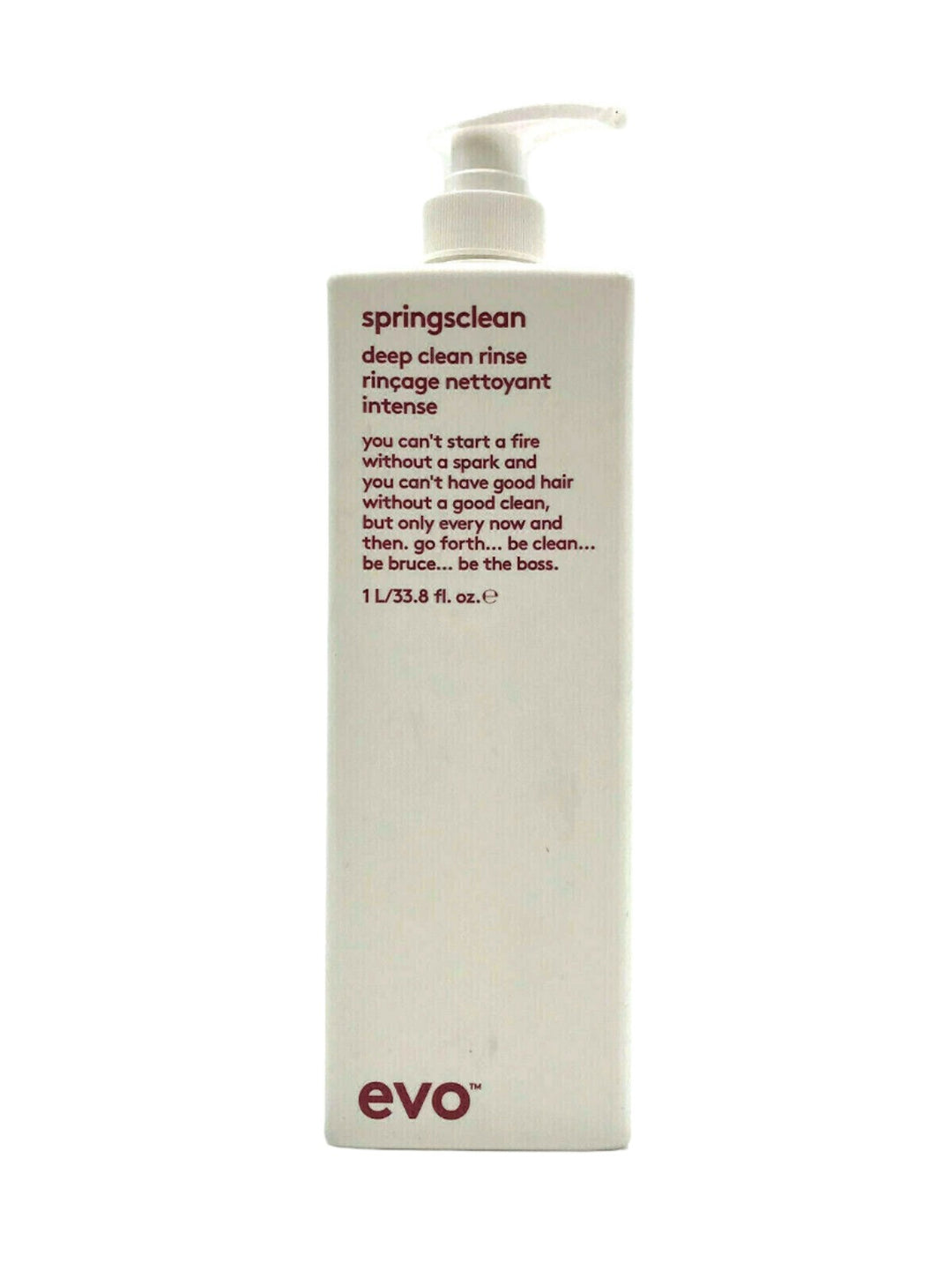 EVO Springsclean Deep Clean Rinse 33.8 oz