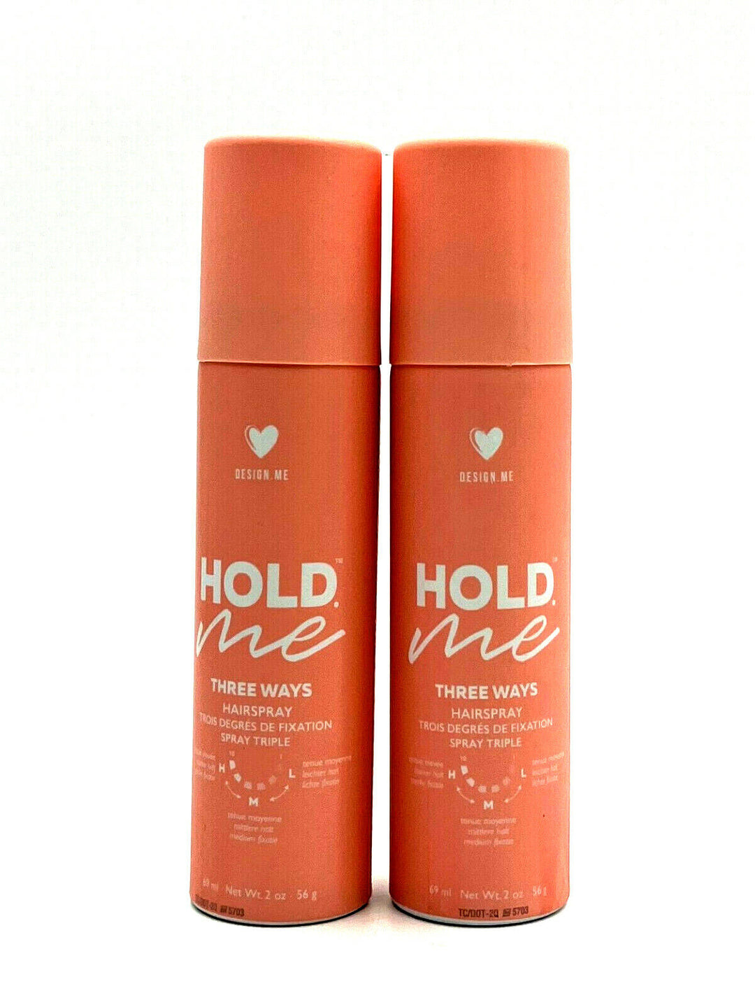 DesignMe Hold Me Three Ways Hairspray 2 oz-Pack of 2