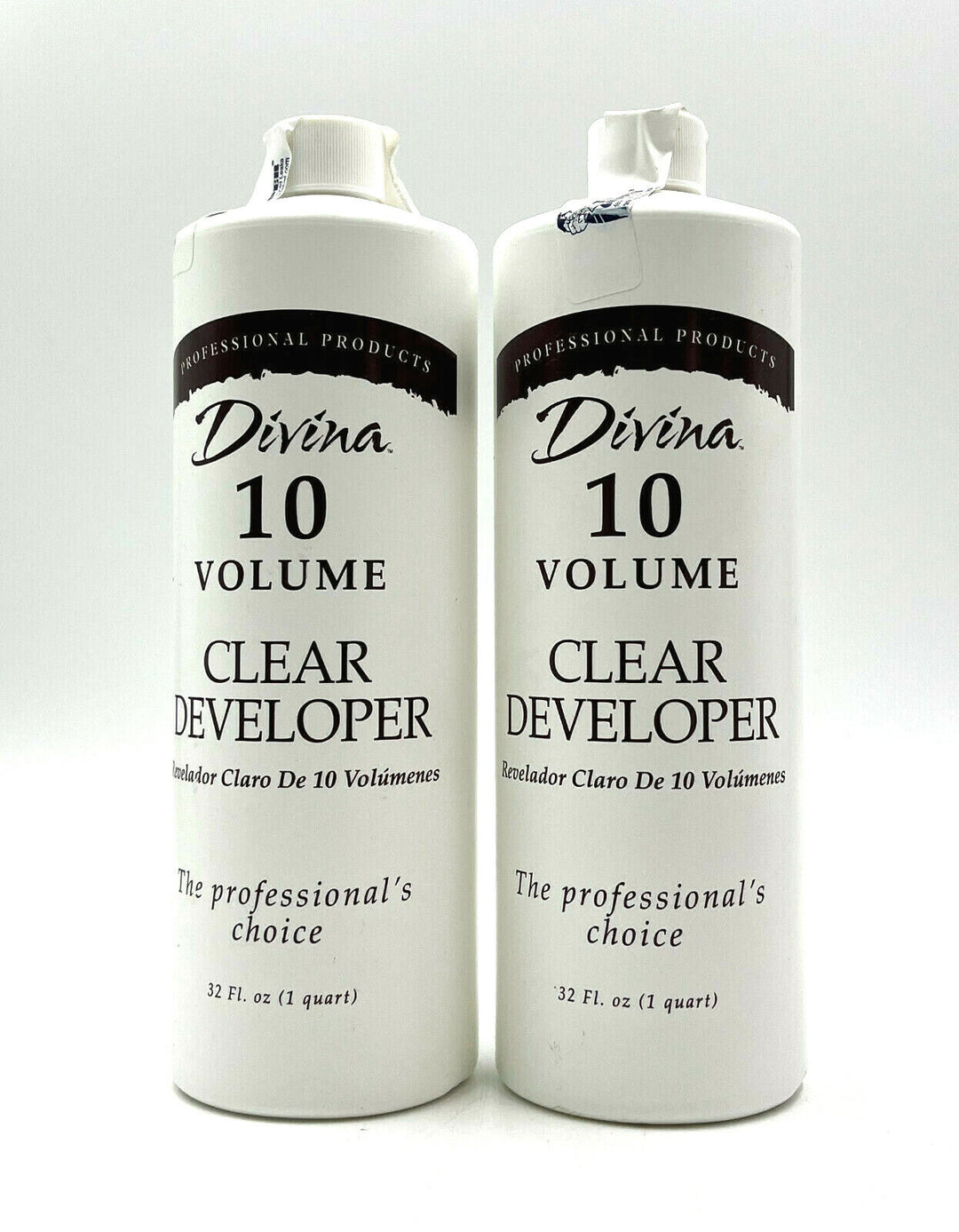 Divina The Professional's Choice 10 Volume Clear Developer 32 oz-2 Pack