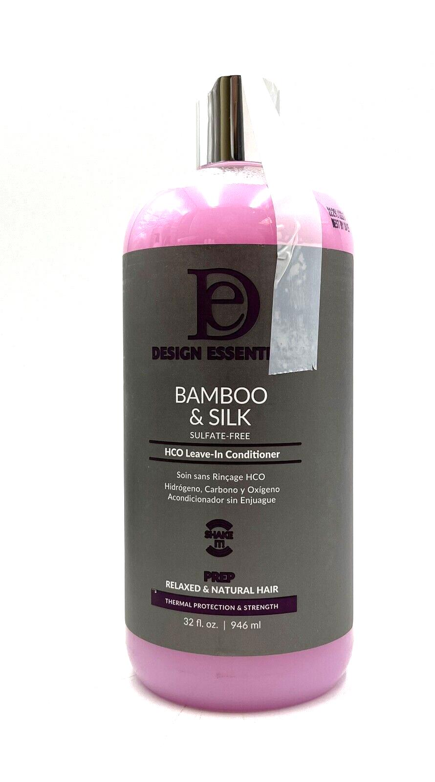 Design Essentials Bamboo & Silk HCO Leave-In Conditioner 32 oz