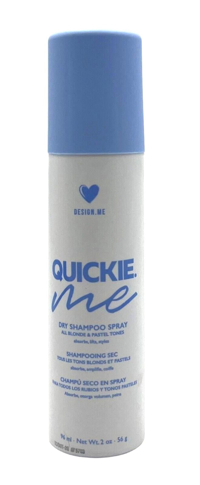 DesignMe Quickie Me Dry Shampoo Spray/All Blondes & Pastel Tones 2 oz