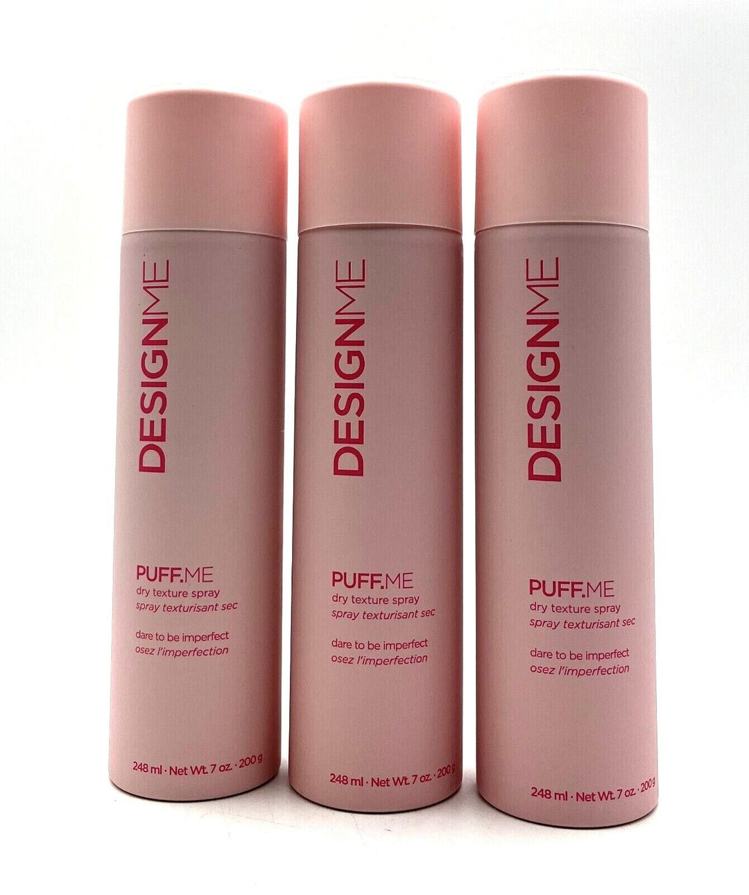 DesignMe Puff.Me Dry Texture Spray Dare To Be Imperfect 7 oz-3 Pack