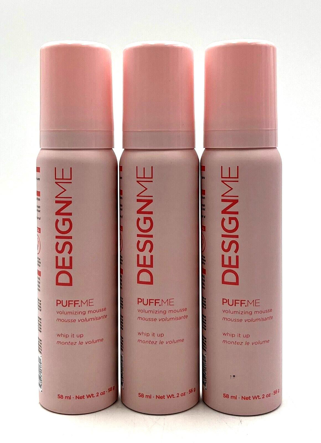 DesignMe Puff.Me Volumizing Mousse 2 oz-3 Pack