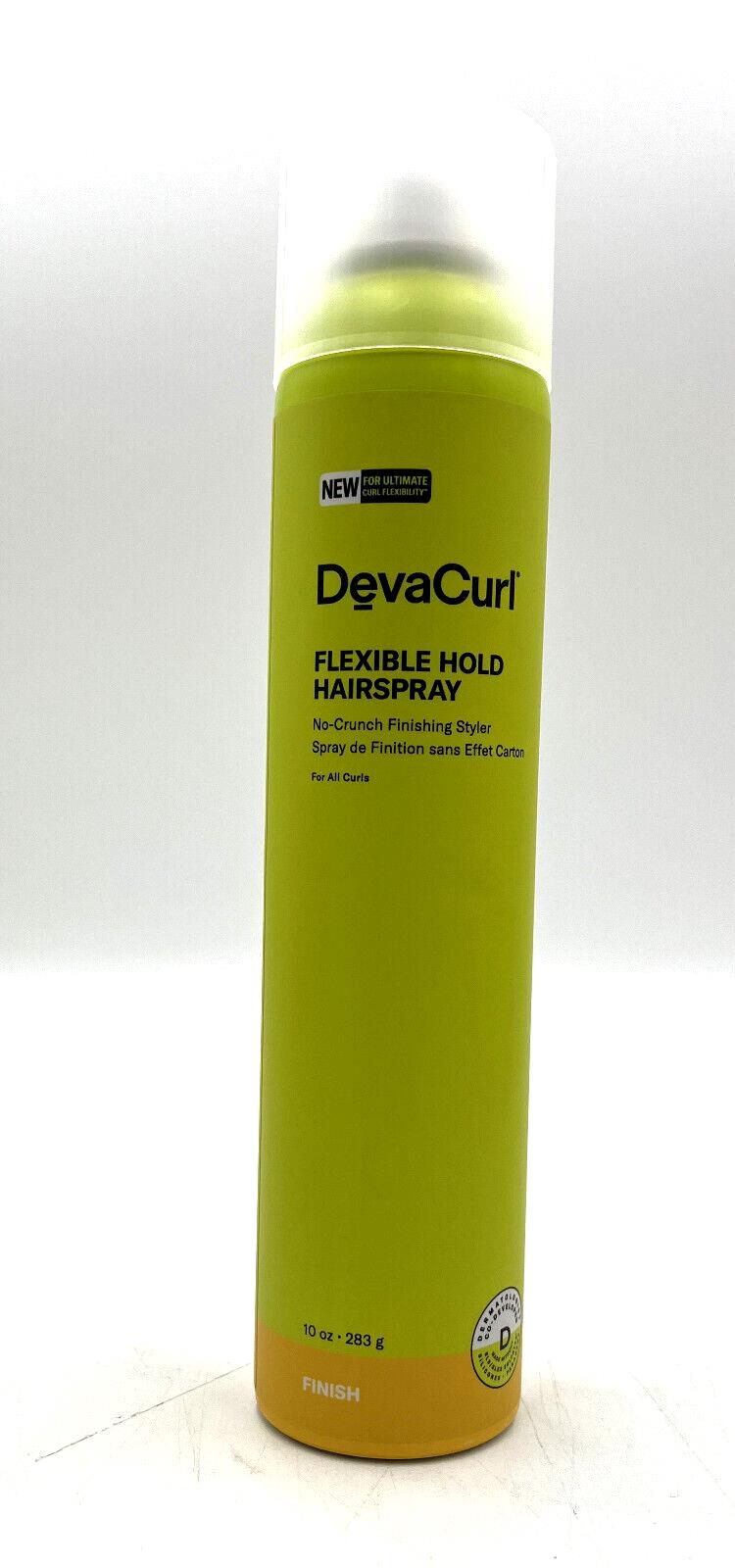 DevaCurl Flexible Hold Hairspray No-Crunch Finishing Styler 10 oz