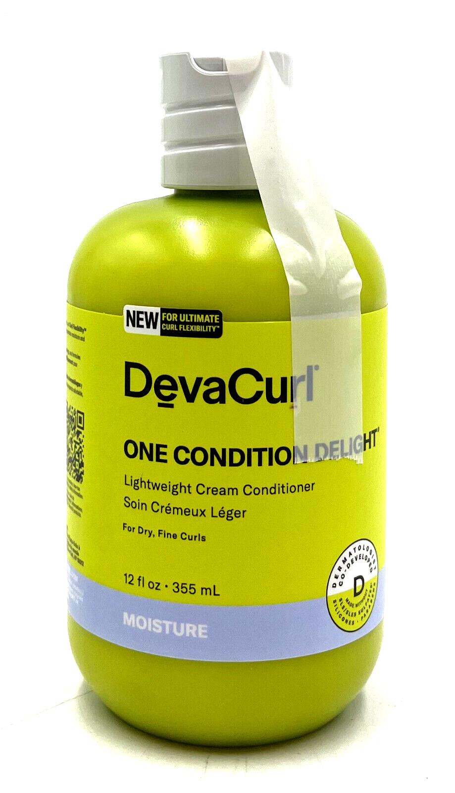 DevaCurl One Condition Delight LightWeight Cream Conditioner 12 oz